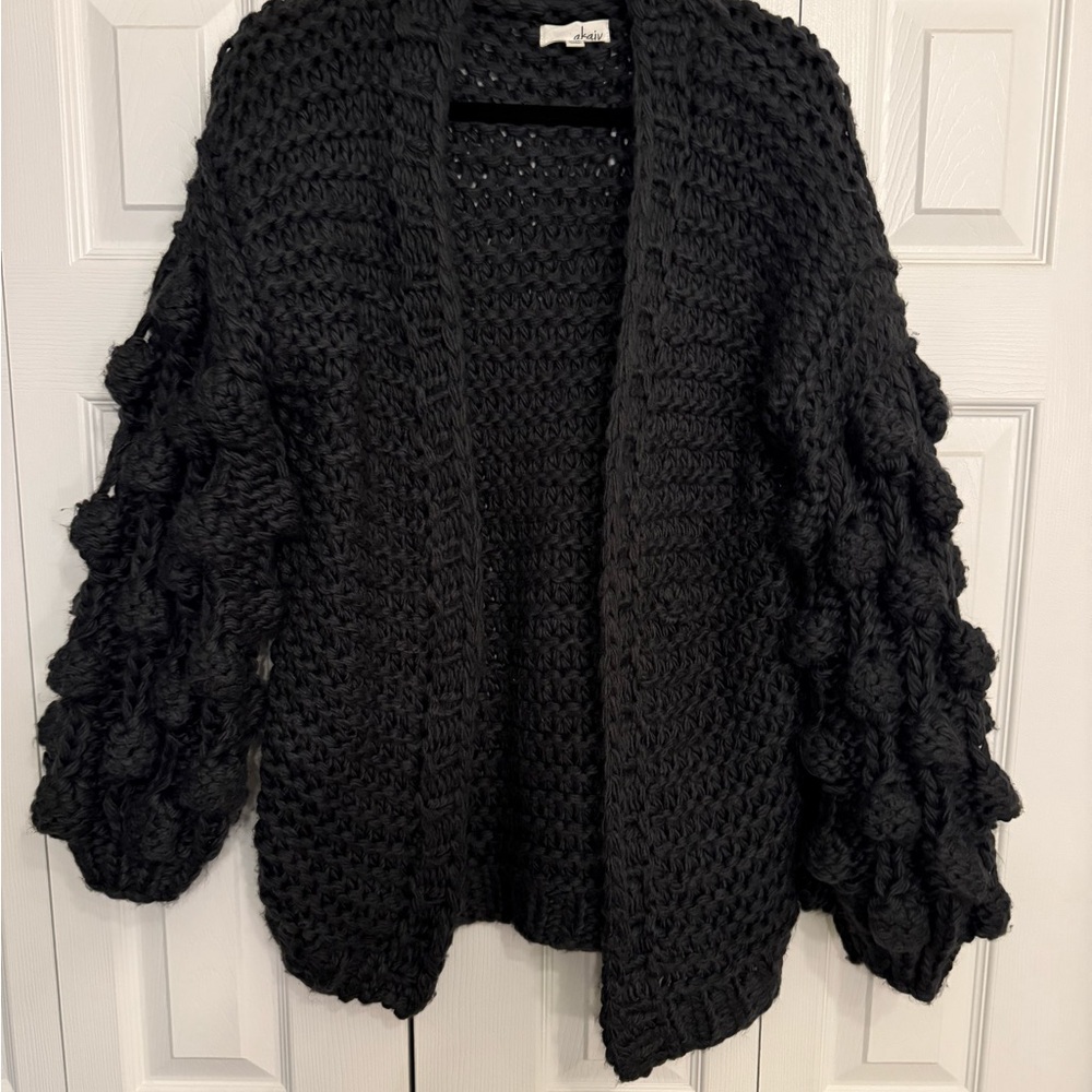 Charcoal Chunky Knit Sweater